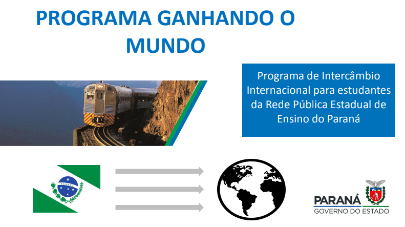 Aluna do Colégio Estadual Ary João Dresch é selecionada para participar do Programa Ganhando o Mundo