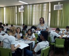 SEBRAE/DF EM PARCERIA COM A SEED REALIZAM IMPORTANTE TRABALHO NO COLÉGIO ESTADUAL HUMBERTO DE CAMPOS, DE QUERÊNCIA DO NORTE 