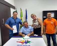 Assinatura do Termo de Compromisso para a realização dos 67° dos Jogos Escolares do Paraná
