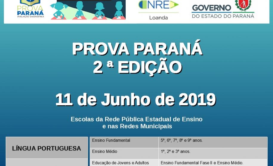 Prova Paraná Divulgação