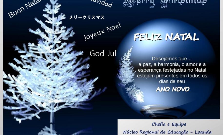 Cartão de Natal NRE