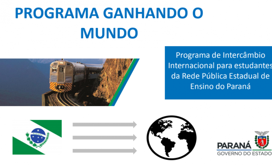 Aluna do Colégio Estadual Ary João Dresch é selecionada para participar do Programa Ganhando o Mundo